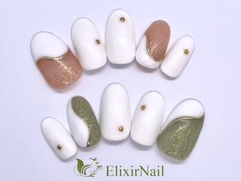 エリクサーネイル 池袋(Elixir Nail)/定額a シンプル/クーポン使用