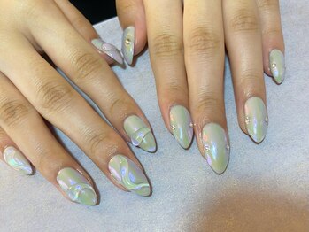 シーハウス(c house)/ニュアンスネイル　凹凸ネイル