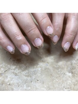 エスネイル(Snail)/ラメフレンチ