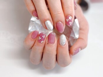 ラーシューシュ(la-chou-chou)/シンプルネイルコース ¥6500