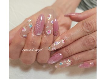 おまかせフラワーネイル