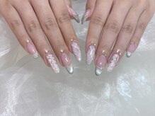 リリア(Riria)/桜餅、甘露寺蜜璃風ネイル