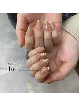 イベル 船橋店(ibelu)/ミラーフレンチネイル