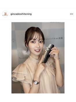 銀座deホワイトニング　/【有名インスタグラマー来店】