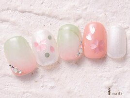 桜グラデーションホロ9480円