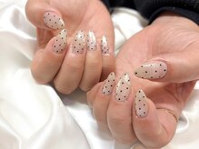 キラキラ×ドットネイル♪