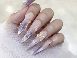 ★パープルロングマグネット★