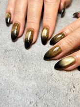 ネイルハウス パームビーチ(nail house PALM BEACH)/黒グラデーション