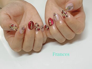 フランセス(Frances)/ヒョウ柄ネイル
