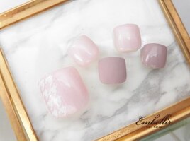 (1150)千鳥柄Ｆｏｏｔネイル