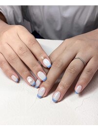 ラメベースフレンチ