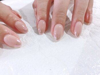 ネイルキュート アンド クールラッシュ 亀有店(nailcute & CoolLash)/オーロラパウダー先端がけ♪