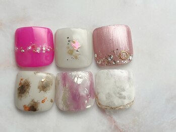 ネイルニコ(nail nico)/シェラックフットネイル
