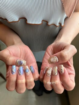 宝石ネイル×フルオーダー
