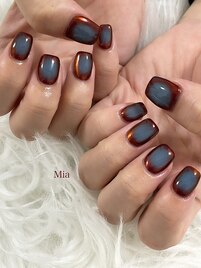 ブルーチークネイル