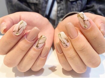 ビューティービースト フォー ネイルアンドアイラッシュ 松浜店(beauty:beast)/大理石ネイル