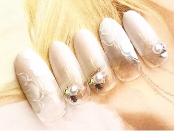 ネイルサロンフォーユー(for u)/フラワーネイル♪￥7980