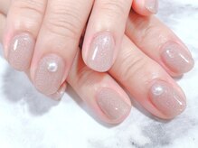 カノンネイル(canon.nail)/上品パールネイル