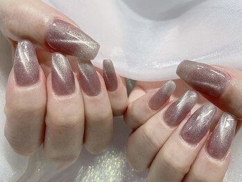 モルフォネイル(Morpho nail)/#大理石ネイル#ニュアンスネイル