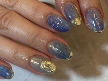 アイネイルズ 天神今泉店(I-nails)/【yuka.t】ブルーニュアンス