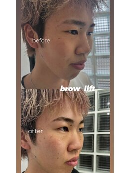 エールバイボヌール(Ere by Bonheur)/メンズ 眉毛パーマ+ワックス脱毛