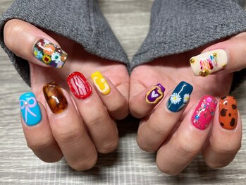 ジプソ(gypso.267)の写真/持ち込みのお色味を徹底的に再現★肌色に合わせてのカラー提案も可能です。パーツも豊富にご用意あり◎