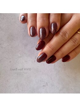 リアンスネイル ヴィヴィッド 岡山店(LianS nail ViViD)/ワンカラー+一色