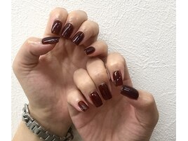 べっ甲ワンカラーネイル