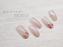 モアナ なんば店(MOANA)/ぷっくりミラーnail♪