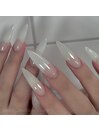 シンプルかわいいクリアホワイト