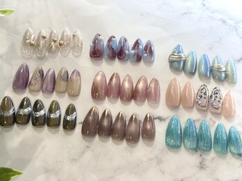 ヘルモッソ(hermoso)の写真/アート持ち込み＆やり放題コースあり♪流行をしっかりおさえた旬なデザインで理想の指先へ！