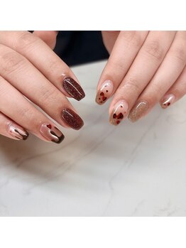 エンズネイル(O’s nail)/バレンタインネイル