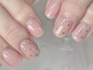 ナチュラルドットネイル