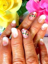 ファミーユ デ グラシュ ネイル(Famille des gracieux nail)/クリスマスネイル