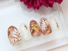 南国風リゾートネイル