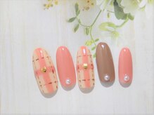 ヴィーナネイル ゆめタウン東広島店(VinaNail)/チェックネイル