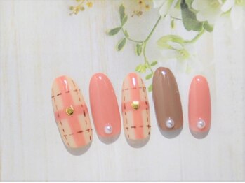ヴィーナネイル ゆめタウン東広島店(VinaNail)/チェックネイル
