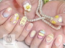 ネイルズガッシュ 武蔵小山店(NAILsGUSH)/ニュアンス/きらきら/ぷっくり