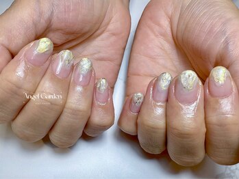 エンジェルガーデンネイル 池袋店(Angelgarden nail)/透けニュアンスネイル奥行き♪