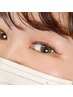 【まつパ上×LEDエクステ120本】下向きまつげ*一重/奥二重の方のエクステに◎