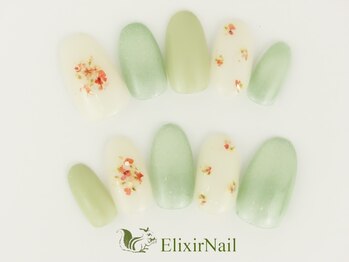 エリクサーネイル 新橋(Elixir Nail)/定額a シンプル/クーポン使用