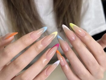 モナサロン(Mona salon)/カラフルカラーフレンチ