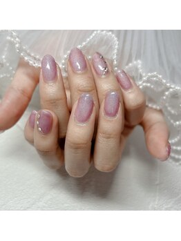 兎和ネイル(トワネイル)/パープルネイル　