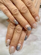 カミアンユイヤ ネイルラボ(KAMIANYUIYA Nail LAB)/ニュアンスミラーデザイン