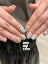 ネコ(Neko)/定額　ラメグラ　マグネット