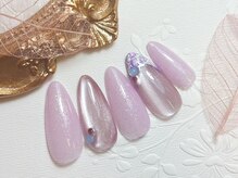 ネイルサロンジンジャー(Ginger)/マグネット*ツイードネイル