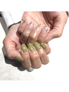 ラウンジ渋谷 本店(RounGe SHIBUYA)/ピスタチオネイル