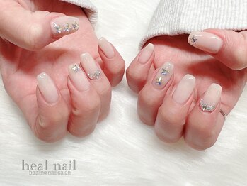 ヒールネイル(heal nail)/杏仁ラテ×kirakira~