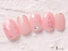 アイネイルズ 横浜WEST店(I-nails)/桜ミラーフレンチ9480円