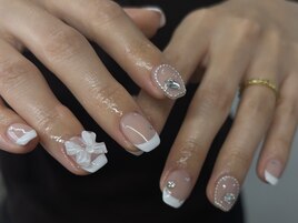 リボンネイル/フレンチネイル